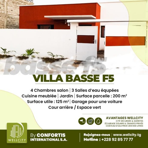 [WELLCITY F5] F5-VILLA BASSE